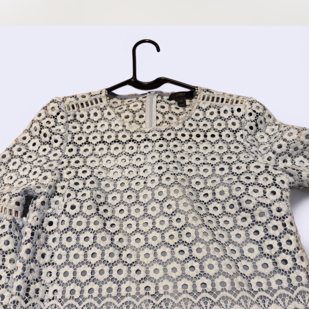 Elegant Baby blue Lace Top